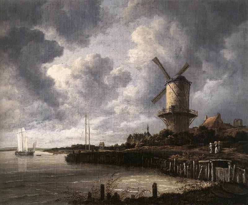  The Windmill at Wijk bij Duurstede af